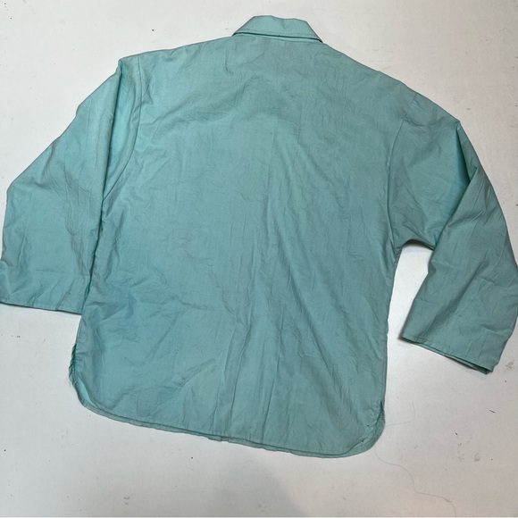 JG Collection by Joyce women’s Blouse. Sz 11/12. mint Green  blended fabric - Picture 2 of 7